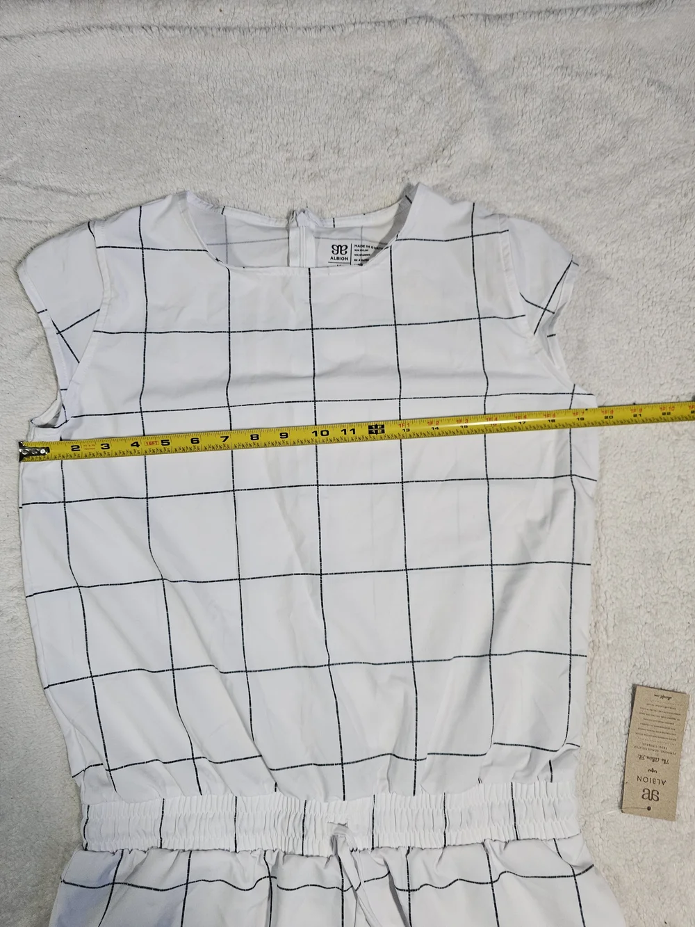 Albion Fit “Going Places” Windowpane Dress.